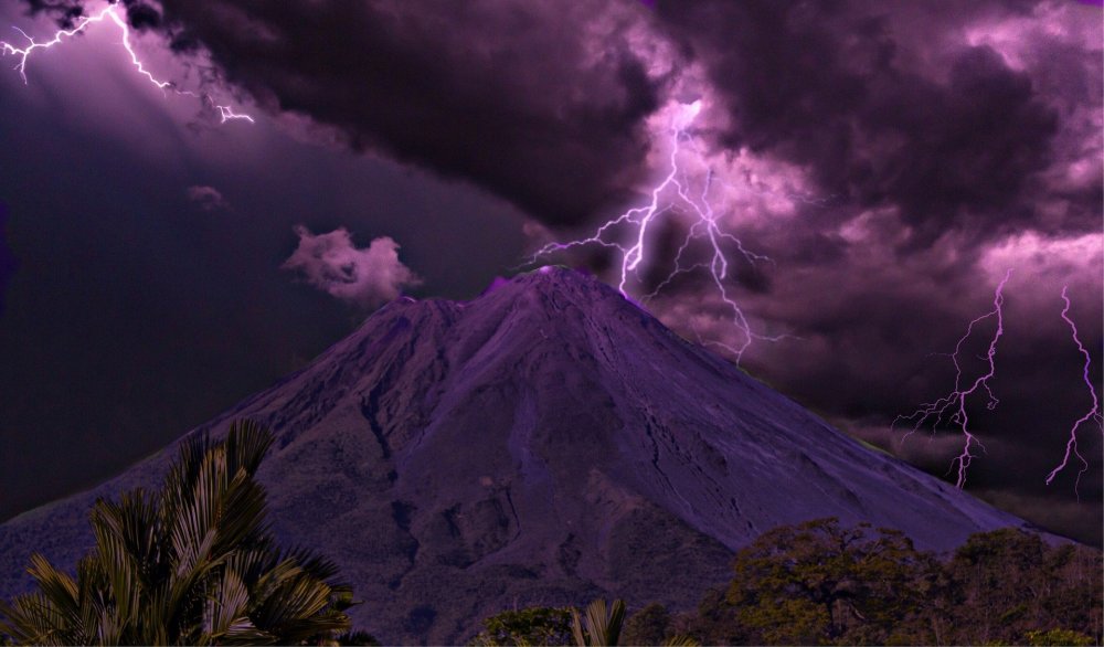 Коста Рика вулкан Ареналь обои