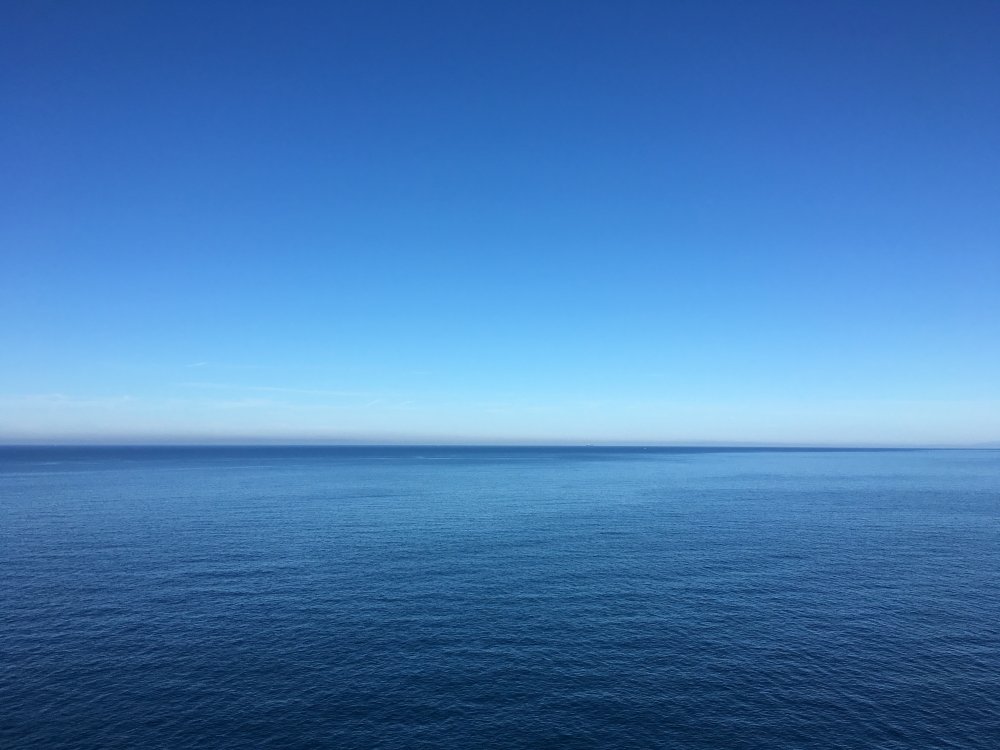 Море небо Горизонт