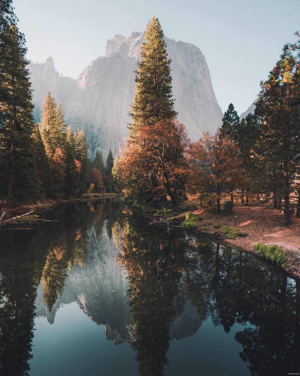 Национальный парк в Калифорнии Йосемити