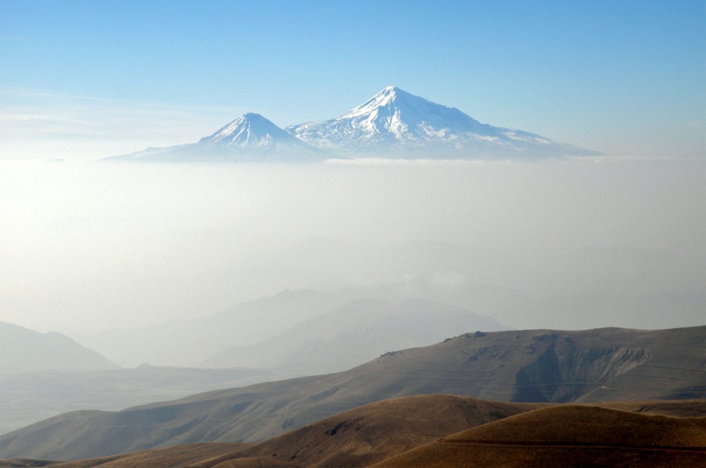 Гора Арарат высота от подножия до вершины