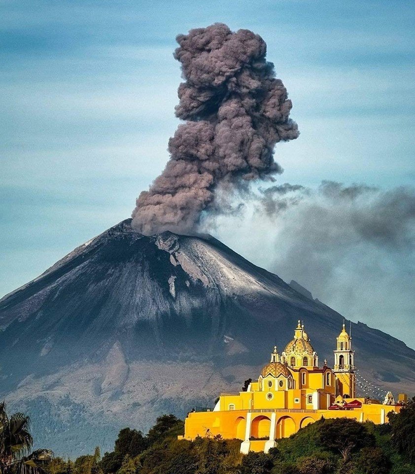 Попокатепетль вулкан, мексика