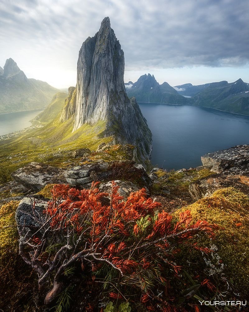 Норвегия горы фьорды
