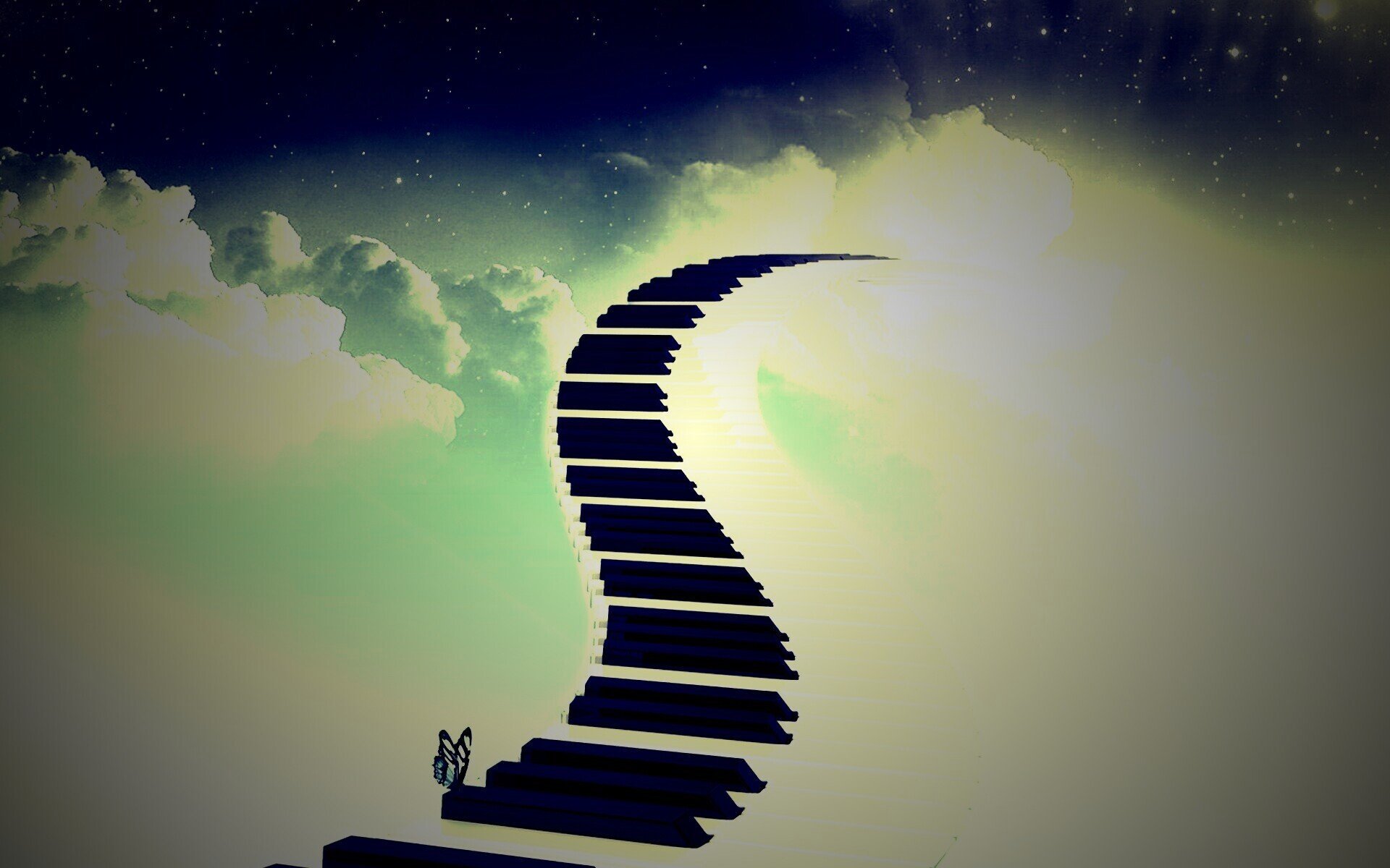 Лестница жизни семинар. Лестница в небо. Космическая лестница. Лестница в небеса картинки. Музыкальная лестница.