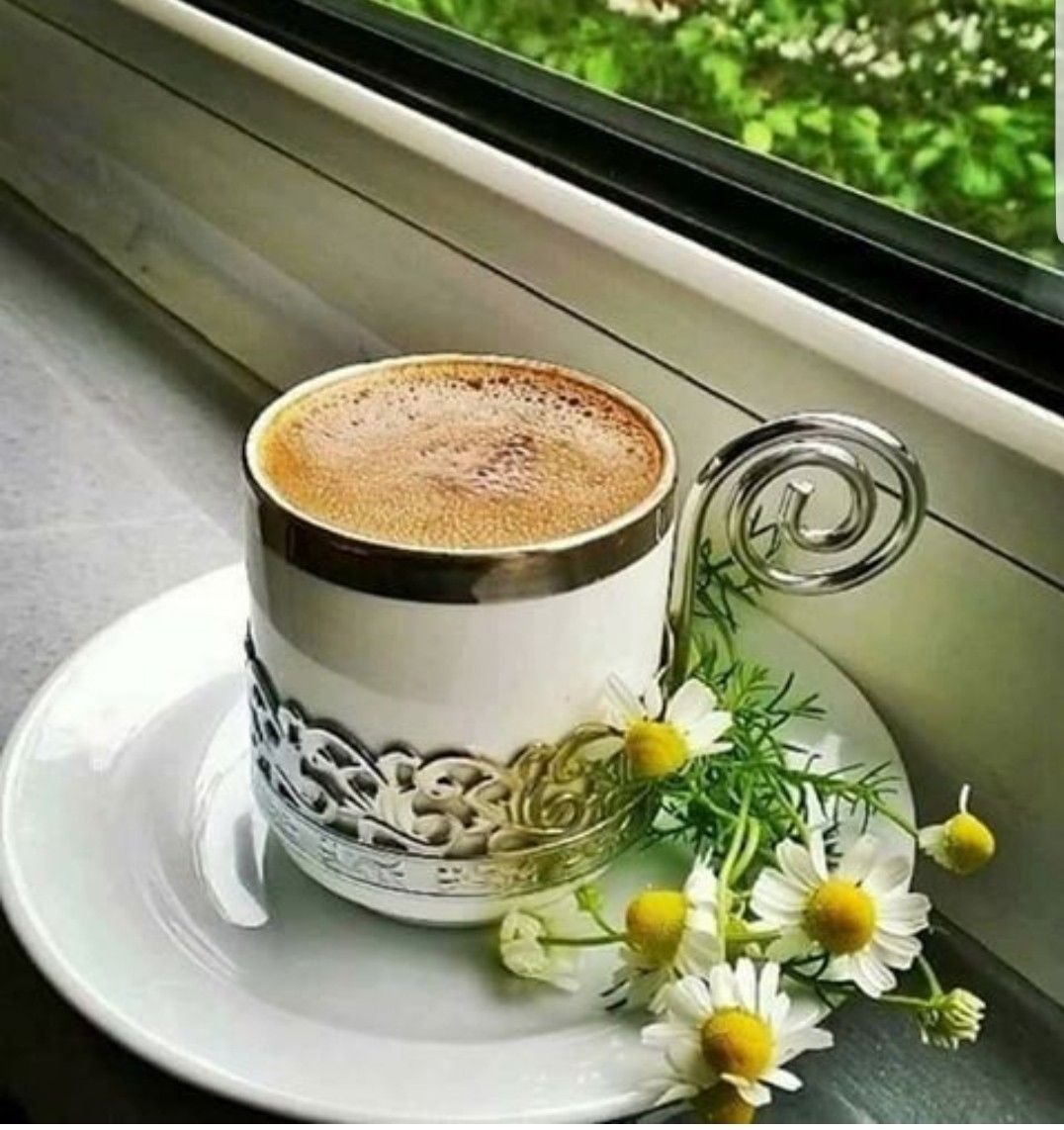 Утренний кофе красиво