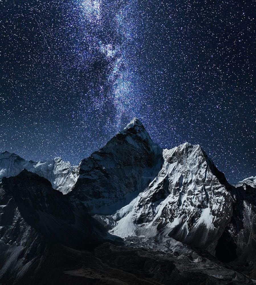 Гималаи звездное небо