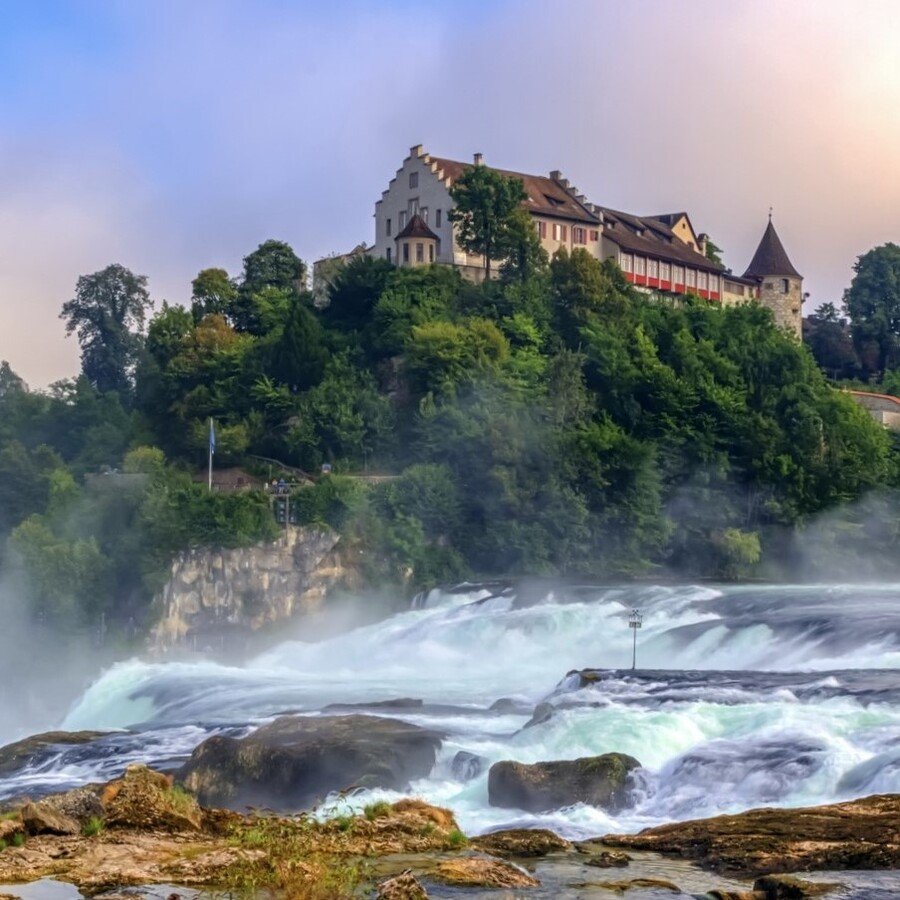 Шаффхаузен Швейцария водопад