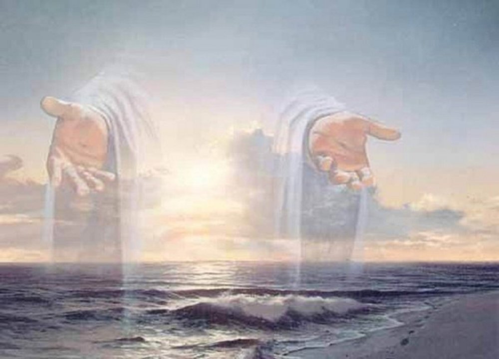 Иисус протягивает руку