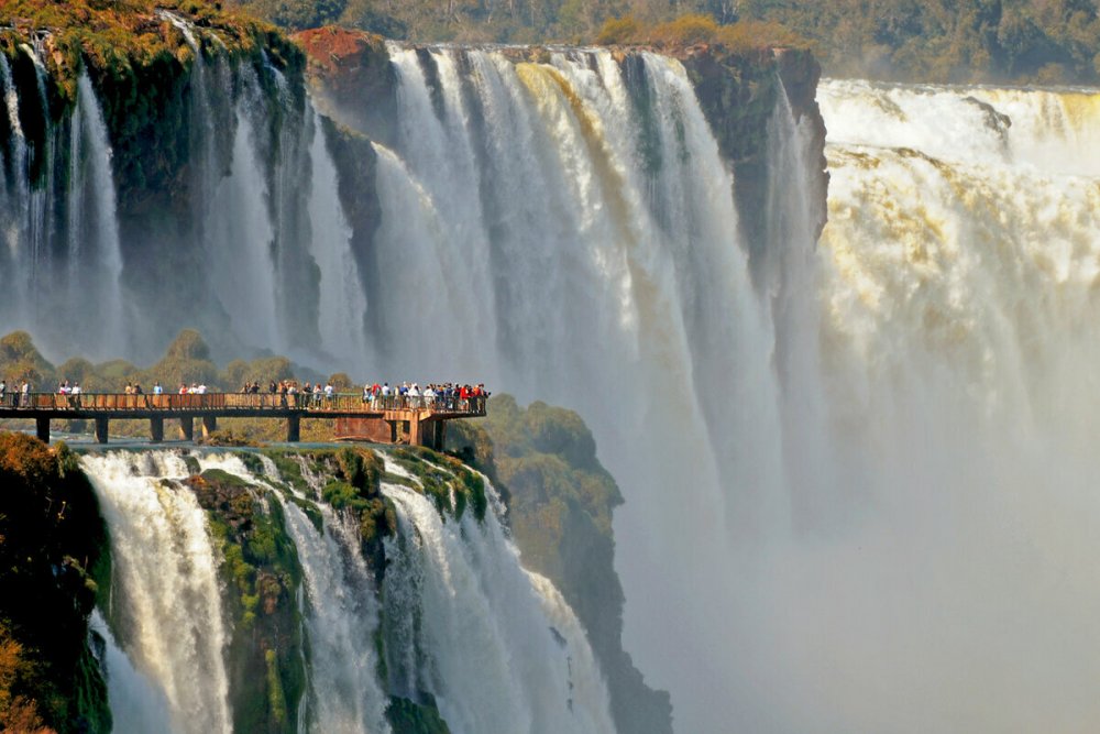 Аргентина достопримечательности водопады Игуасу