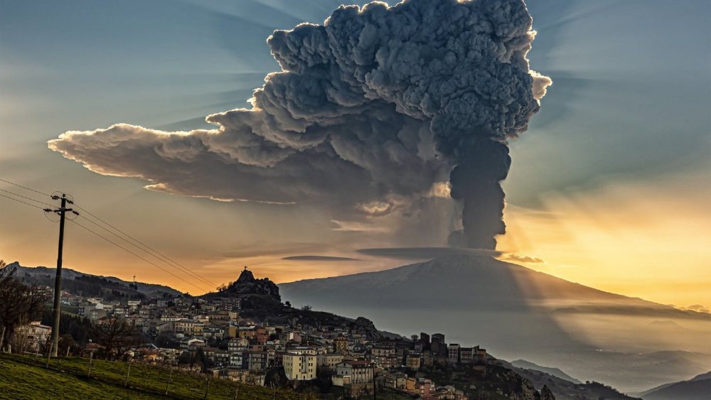 Вулкан Этна 2022