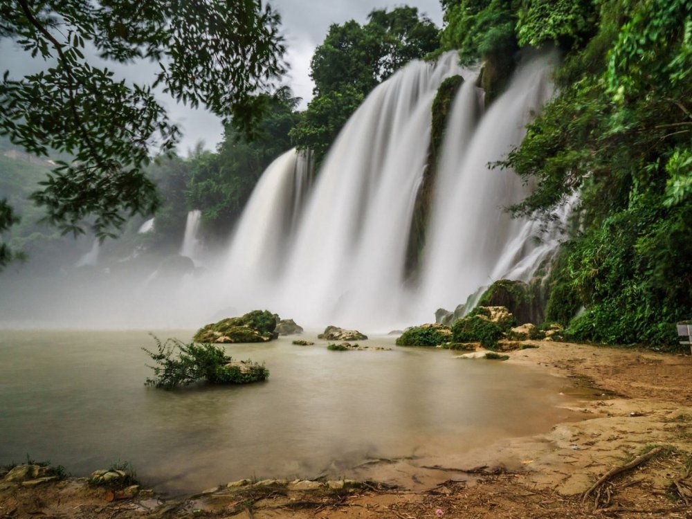 Дэтянь водопад Вьетнам невероятные водопады