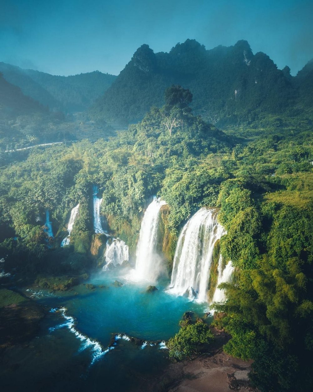 Ban Gioc Vietnam водопад Вьетнам
