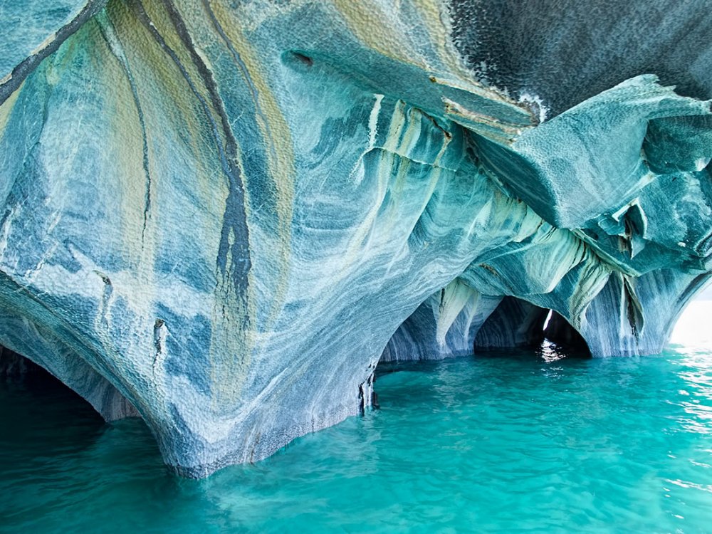 Мраморные пещеры озера Хенераль Каррера