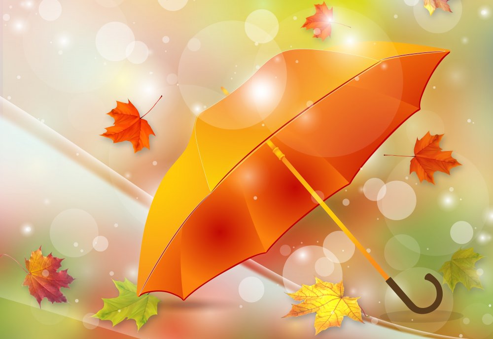 Зонтик на праздник осени