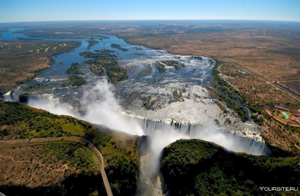 Бассейн Конго водопады