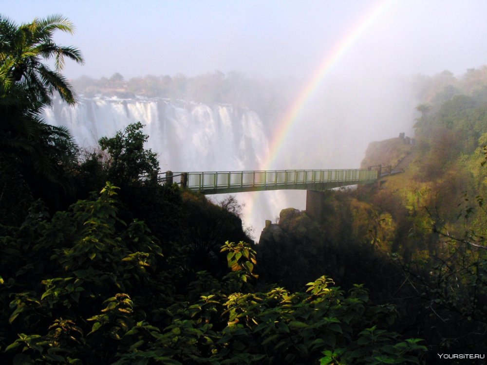Зимбабве Виктория Фоллс праздник на водопаде