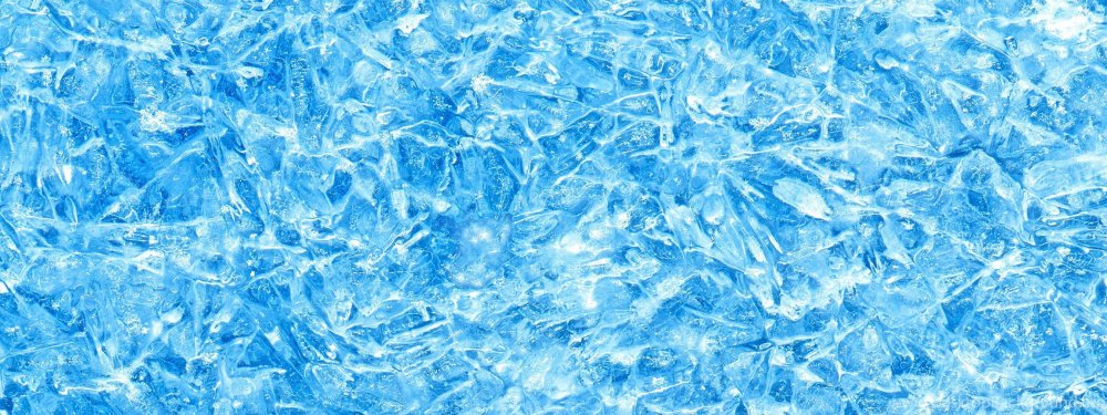 Фон синий лед