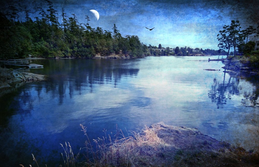 «Озеро в лунном свете», Эдвард Стайхен+