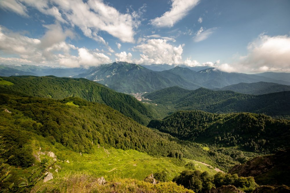 Абхазия Альпийские Луга перевал Пыв