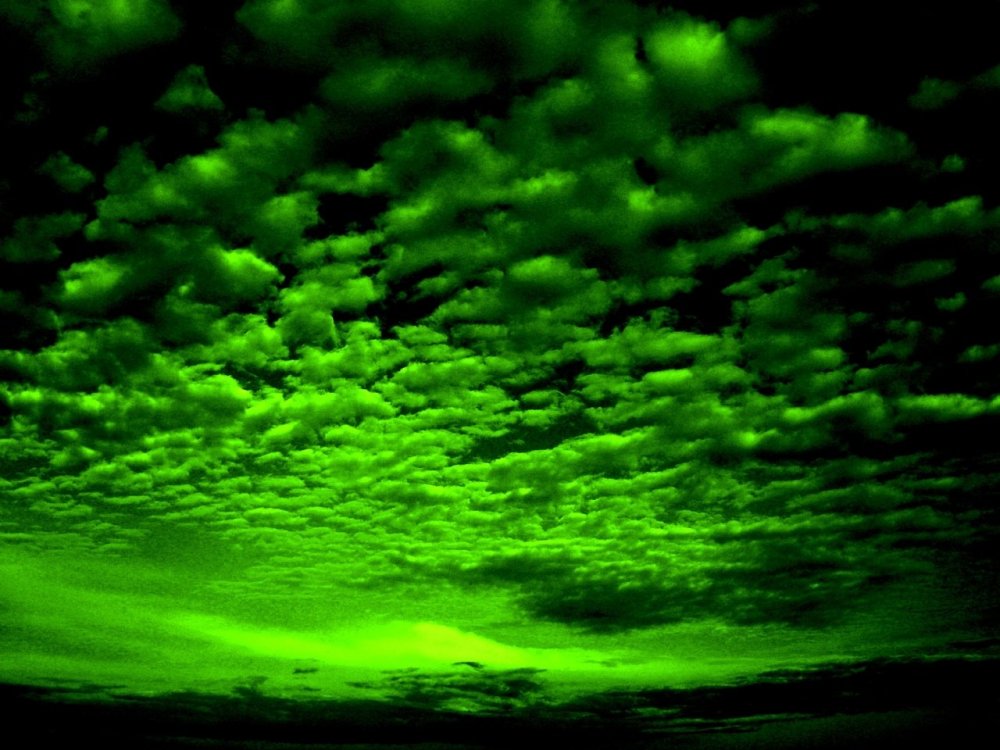Зеленые облака
