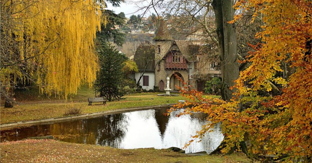 Осенний прудик во Франции