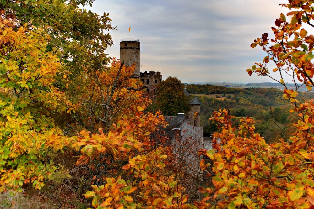 Замок Румыния осень