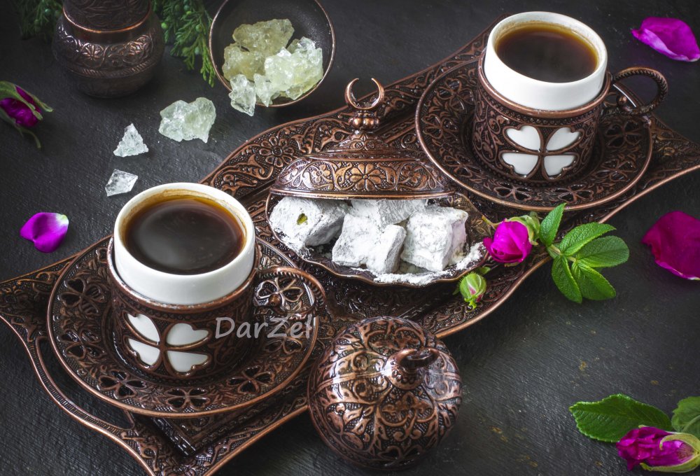Турецкий кофе и сладости