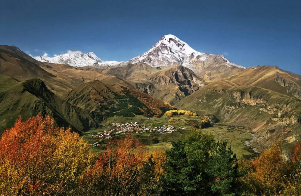 Гора Казбеги в Грузии