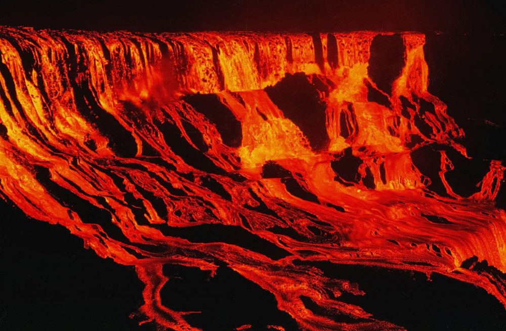 Извержение вулкана Килауэа 1969