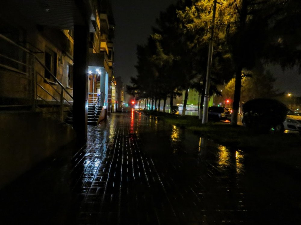 Дождливый вечер в городе