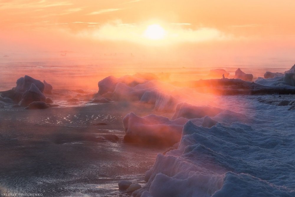 Закат на балтийском море