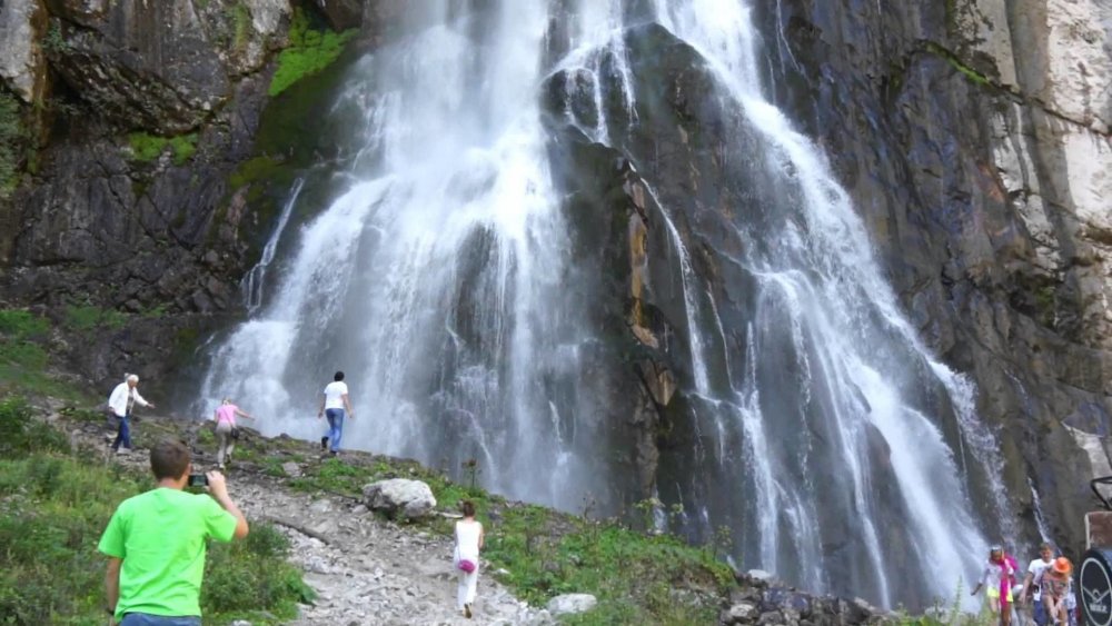 Абхазия Гагрский водопад