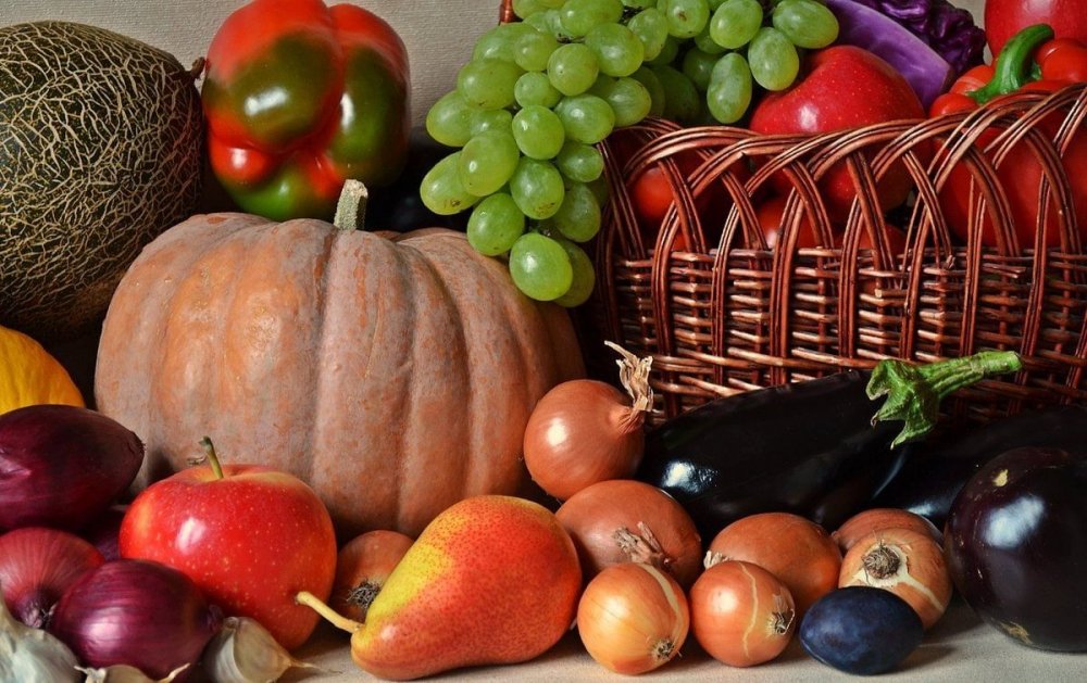 Осень овощи и фрукты