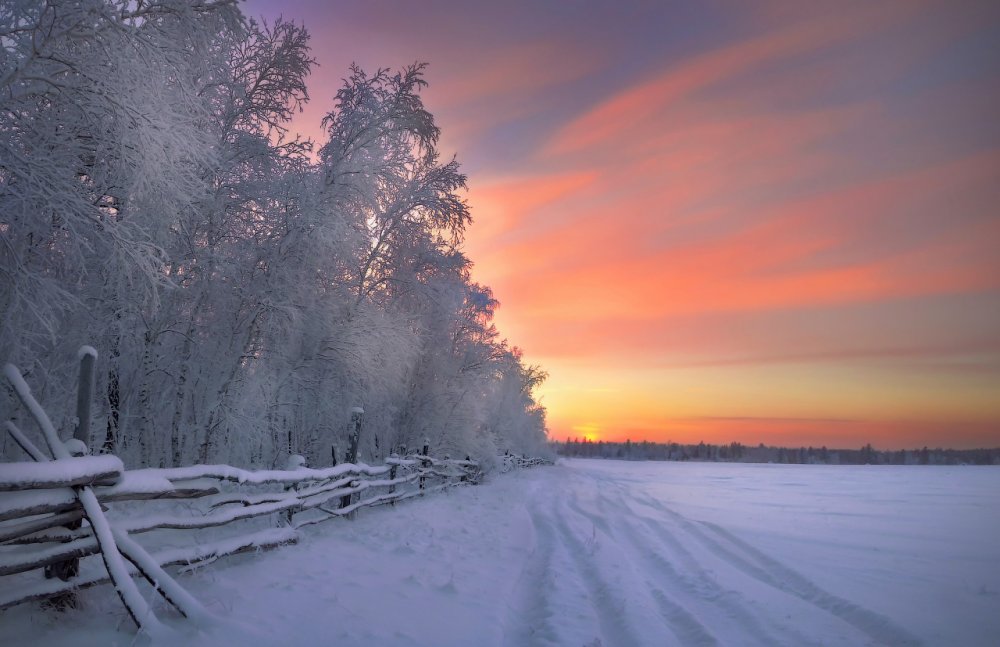 Природа России зима