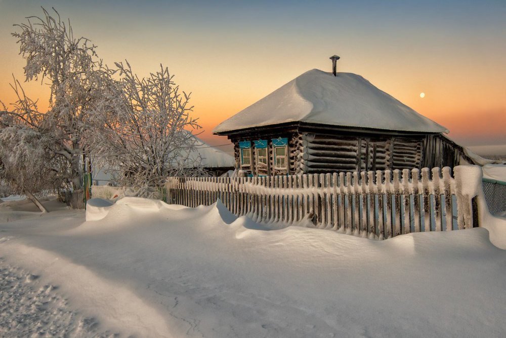 Алтай берендеева деревня зимой
