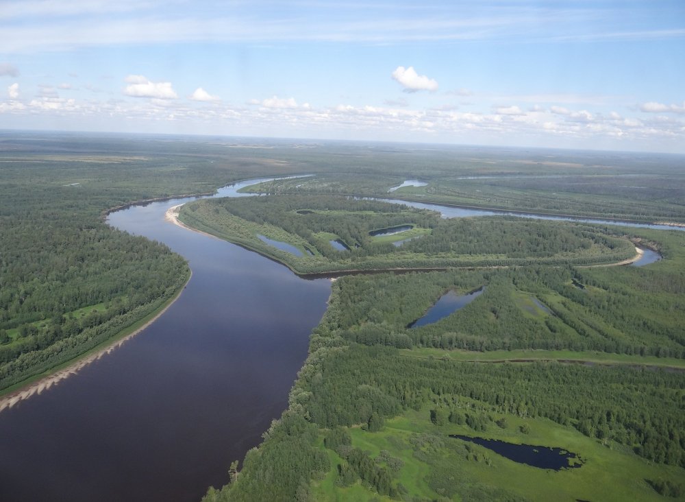 Река Иртыш Ханты-Мансийск