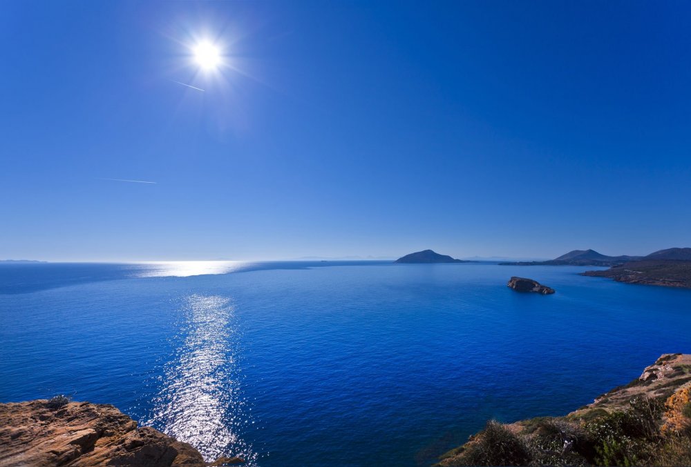 Побережье Эгейского моря Греция