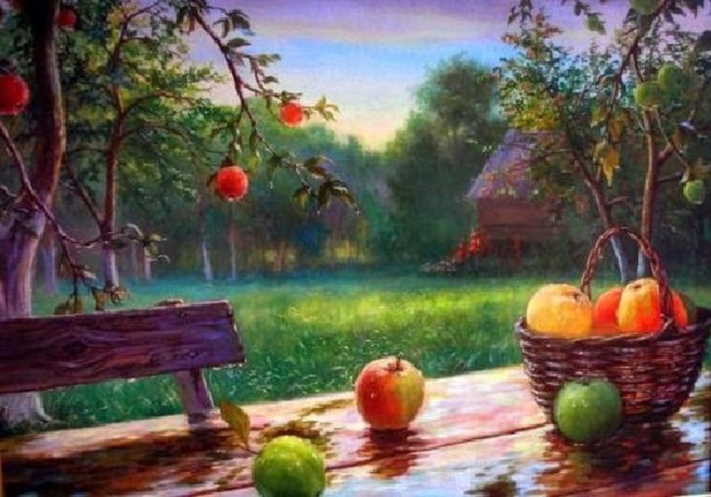 Евгений Муковнин художник яблоки