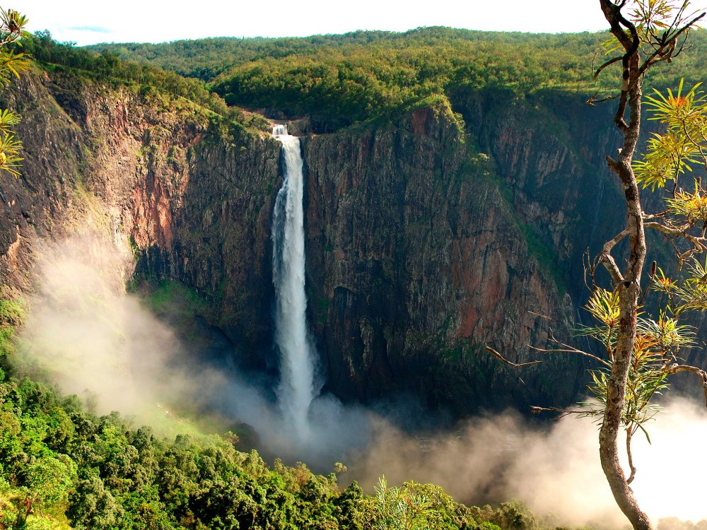 Национальные парки Австралии водопад Уолламан