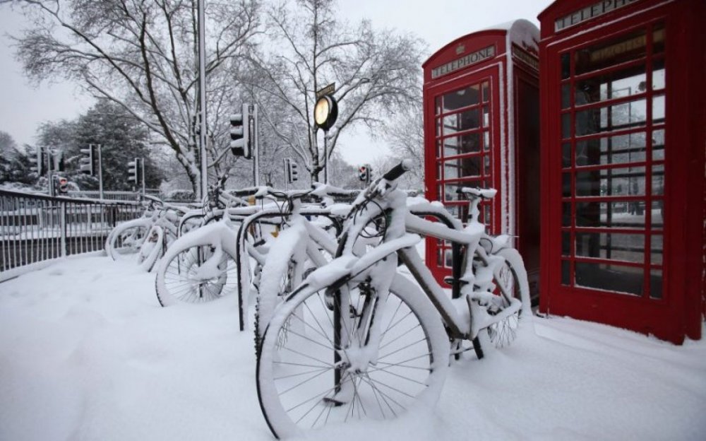Лондон зимой