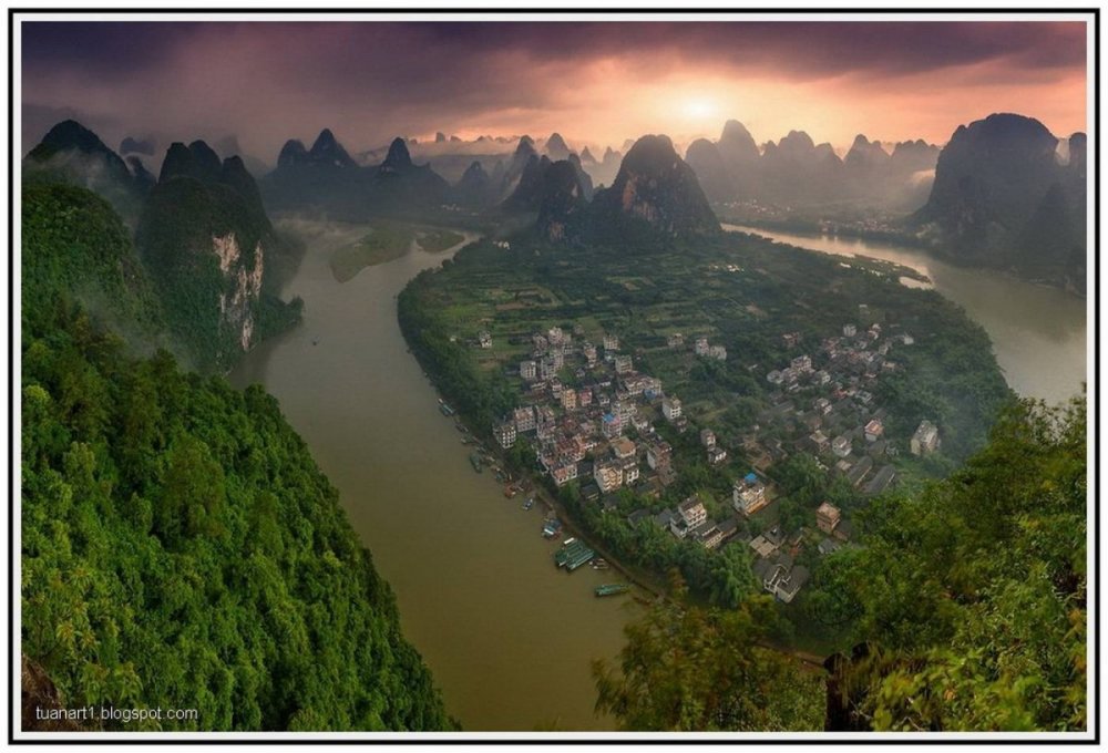 Река гуйцзян, Китай