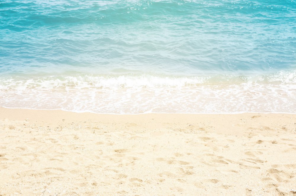 Пляж море песок