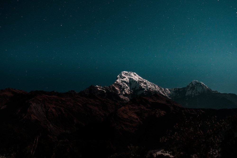 Ночное небо в горах