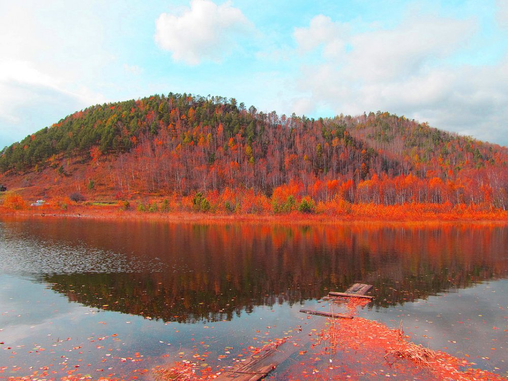 Природа Байкала осень