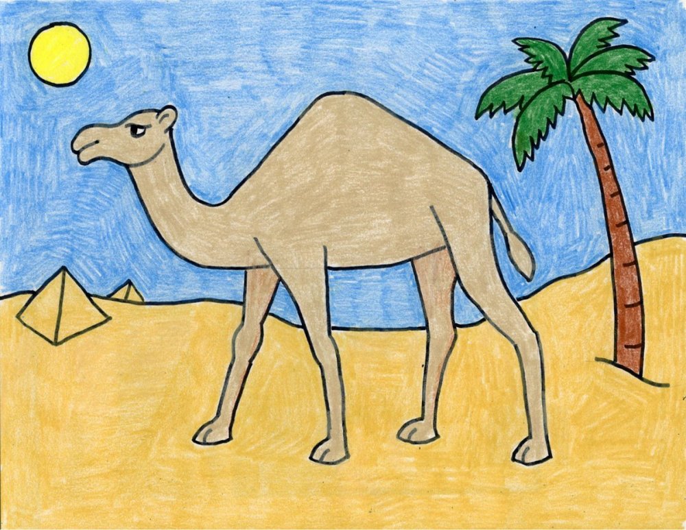 Рисунок на тему пустыня