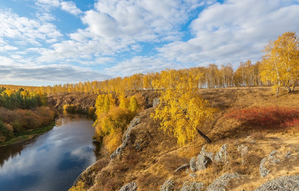 Реки России осенью