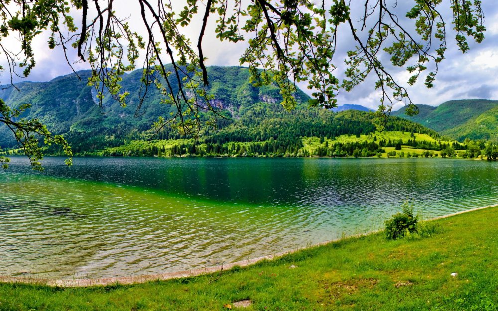 Озеро Веленье Словения