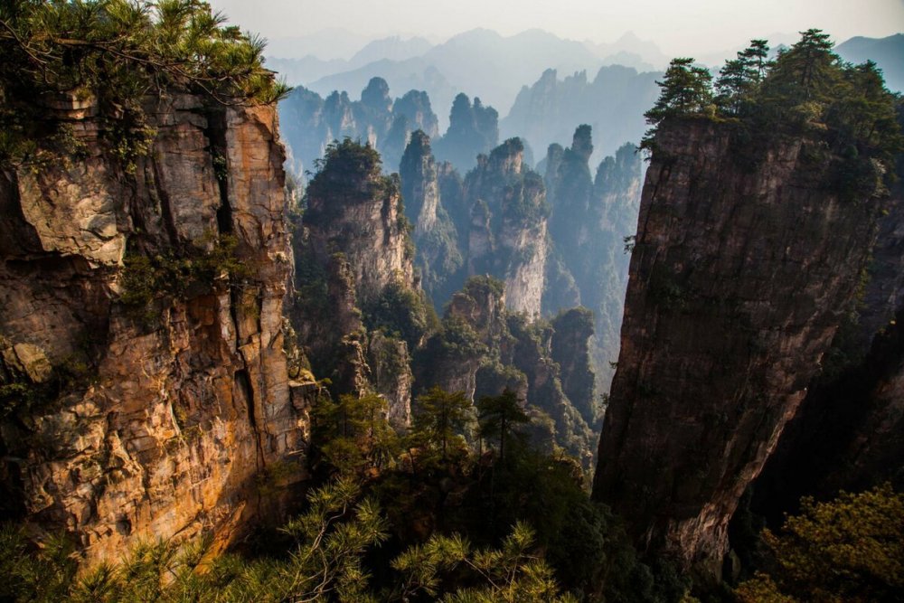 Горы Тяньцзи провинция Хунань