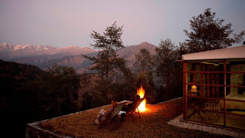 Отель в горах Гималаи