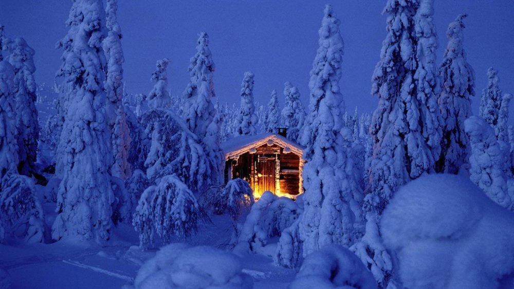 Зимняя сказка. Лапландия, Финляндия