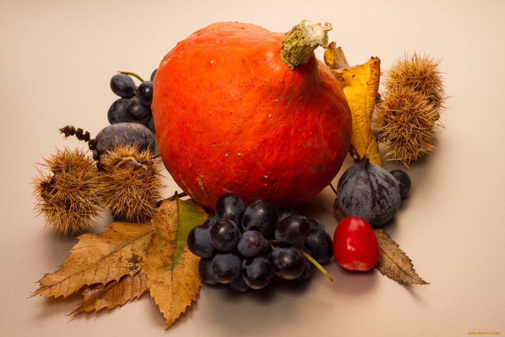 Осенние овощи и плоды
